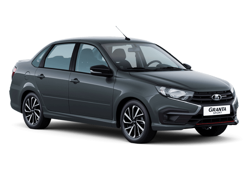 Купить Lada Granta Sport Седан в вашем городе - СЕРЕБРИСТО-ТЕМНО-СЕРЫЙ "БОРНЕО" (633) - МЕТАЛЛИК